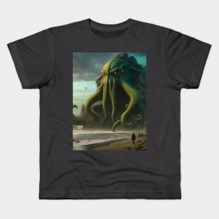 Oregon Coast Cthulhu Kids T-Shirt